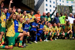 Norwich City Legends v Inter Forever - 25th Anniversary Fixture, Carrow Road, Norwich. UK. 20 MAY 2018