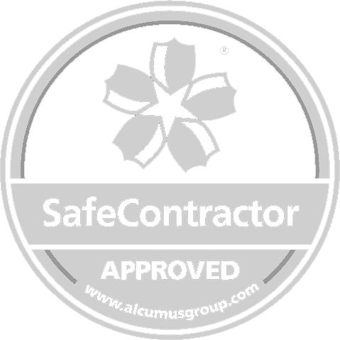 safe contractor approved logo invert
